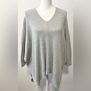 Cabi Watson Cotton Pullover Sweater Top Style 5451 in Heather Gray. Size Small
